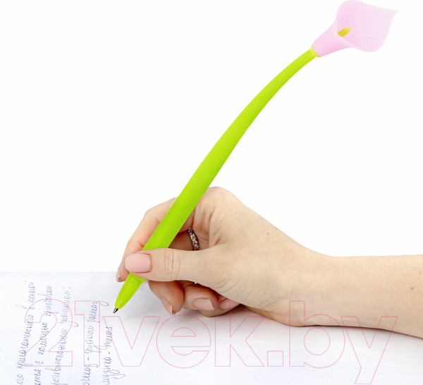 Изображение товара Ручка шариковая Юнландия Цветок / 143797 (в ассортименте)