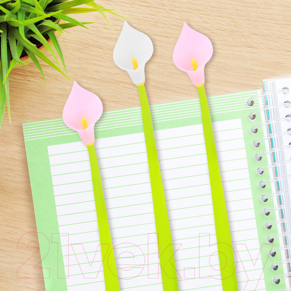 Изображение товара Ручка шариковая Юнландия Цветок / 143797 (в ассортименте)