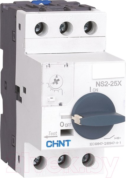 Изображение товара Автоматический выключатель пуска двигателя Chint NS2-25X 0.25-0.4А / 495178
