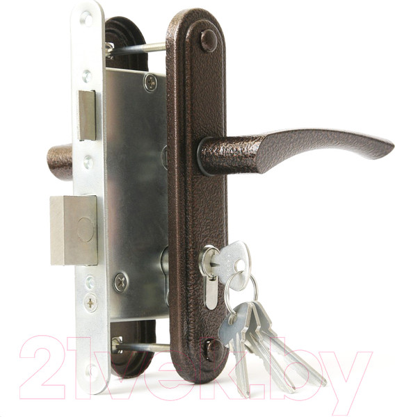 Изображение товара Замок врезной Зенит ЗВ4-3.07 (медь)