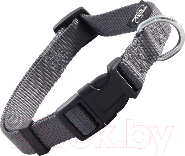 Изображение товара Ошейник Triol Стандарт / 11261021 (L, серый со светоотражающей строчкой)