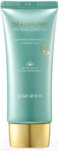 Изображение товара Крем солнцезащитный Mizon Cicaluronic Non-Nano Sunblock SPF50+ PA+++ (50мл)
