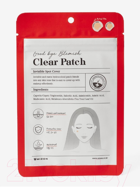 Изображение товара Маска-патч для лица Mizon Good Bye Blemish Clear Patch (44шт)