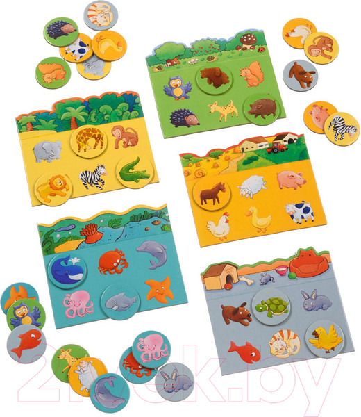 Изображение товара Развивающая игра Djeco Лото. Животные / 08120