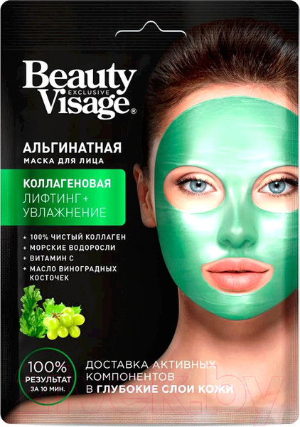 Изображение товара Маска для лица альгинатная Fito Косметик Beauty Visage Коллагеновая  (20г)