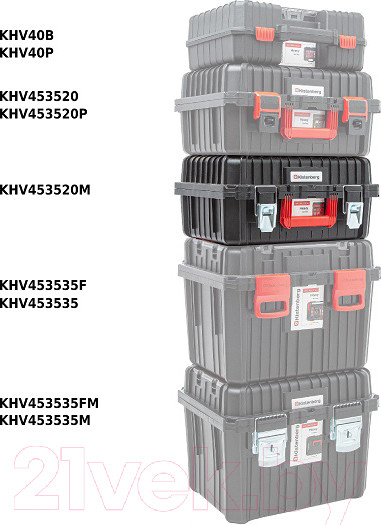 Изображение товара Ящик для инструментов Kistenberg Heavy Tool Box 45 / KHV453520M-S411 (черный)