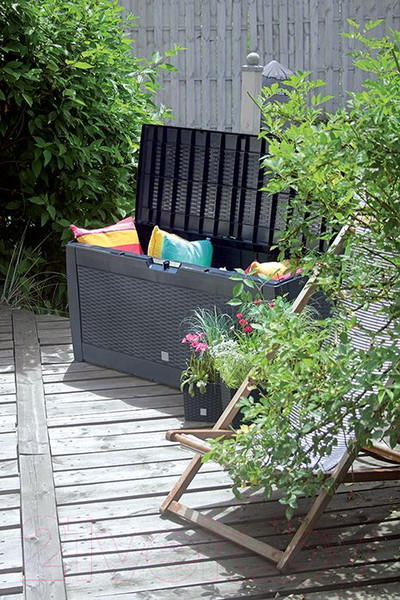 Изображение товара Сундук уличный Prosperplast Boxe rato MBR310-440U (умбра)