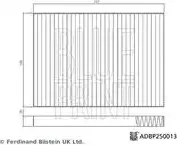 Изображение товара Салонный фильтр Blue Print ADBP250013