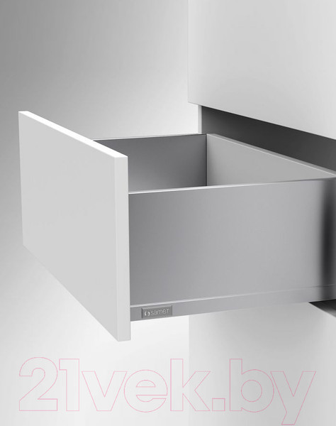 Изображение товара Модуль с ящиком Samet Flowbox Н144/198(18) (с доводчиком 450мм, белый)