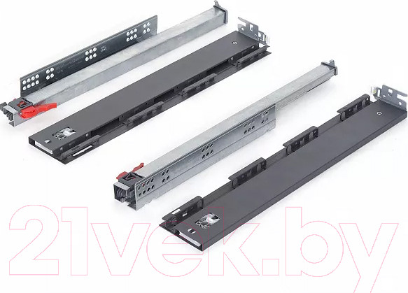 Изображение товара Модуль с ящиком Samet Flowbox Н58/111(18) (с доводчиком 450мм, антрацит)