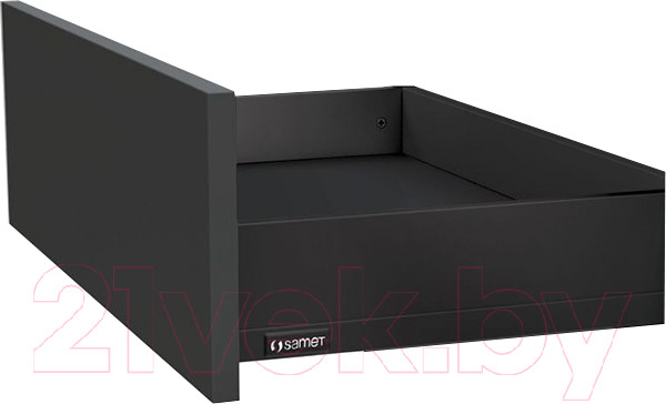 Изображение товара Модуль с ящиком Samet Flowbox Push Open Н58/111(18) (500мм, антрацит)