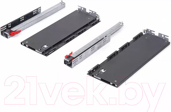 Изображение товара Модуль с ящиком Samet Flowbox Н144/198(18) (с доводчиком 450мм, антрацит)