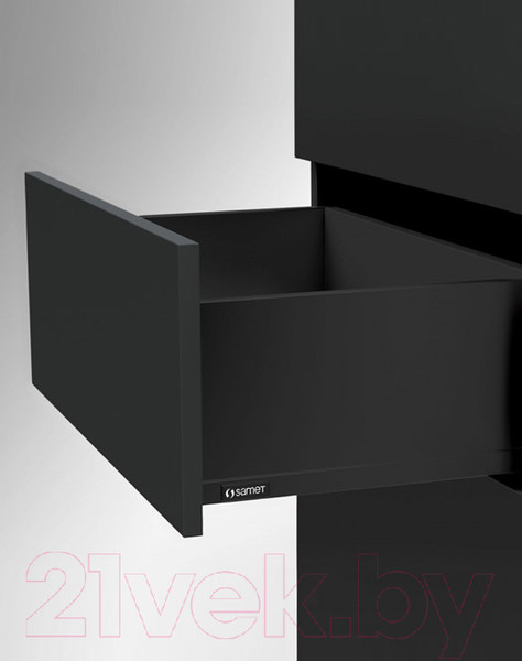 Изображение товара Модуль с ящиком Samet Flowbox Н144/198(18) (с доводчиком 450мм, антрацит)