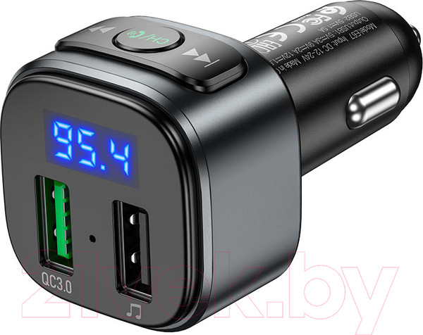 Изображение товара FM-модулятор Hoco E67 (черный)