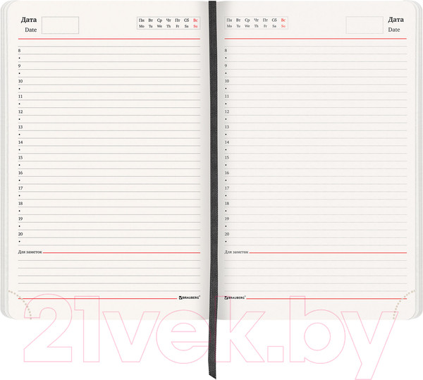 Изображение товара Ежедневник Brauberg Metropolis Ultra / 113288 (черный)