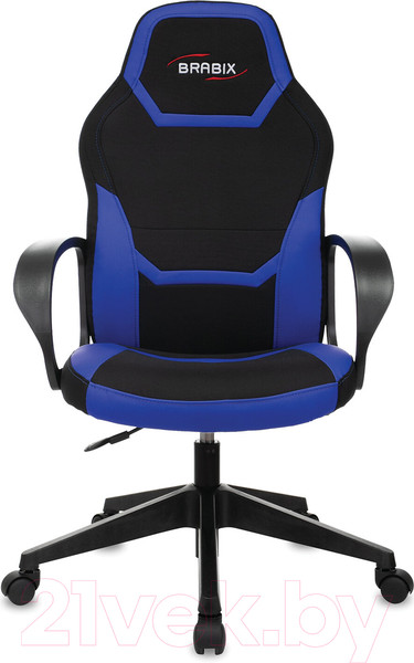 Изображение товара Кресло геймерское Brabix Alpha GM-018 / 532638 (черный/синий)