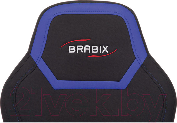 Изображение товара Кресло геймерское Brabix Alpha GM-018 / 532638 (черный/синий)