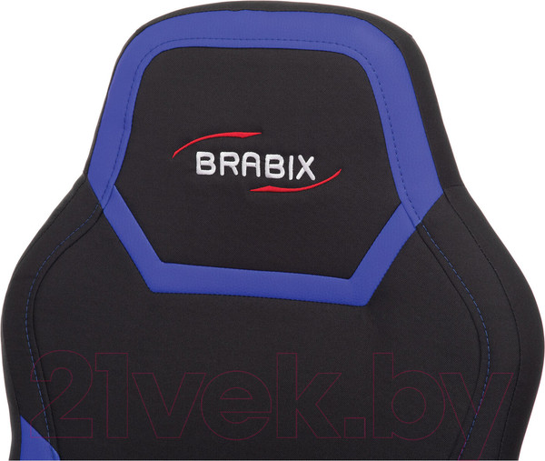 Изображение товара Кресло геймерское Brabix Alpha GM-018 / 532638 (черный/синий)