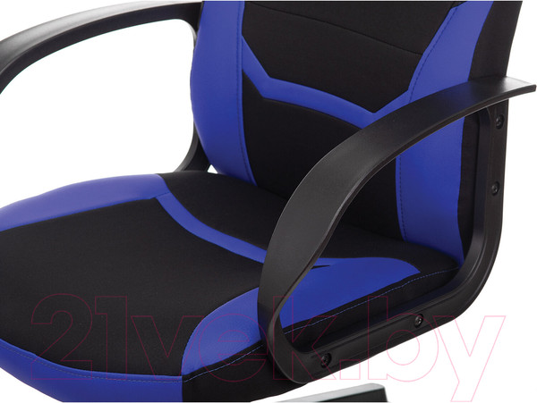 Изображение товара Кресло геймерское Brabix Alpha GM-018 / 532638 (черный/синий)