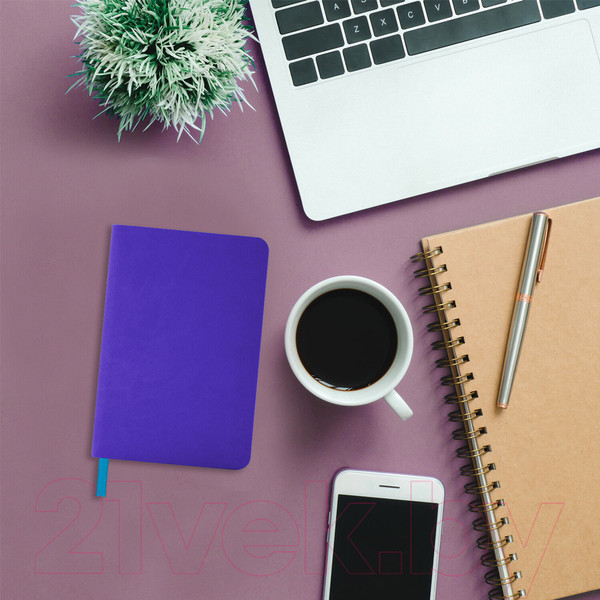 Изображение товара Ежедневник Brauberg Metropolis Mix / 113305 (сиреневый)