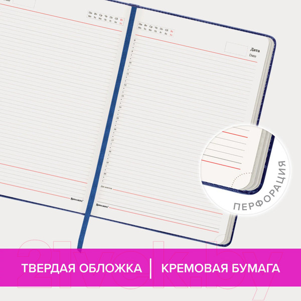 Изображение товара Ежедневник Brauberg Status / 113359 (темно-синий)