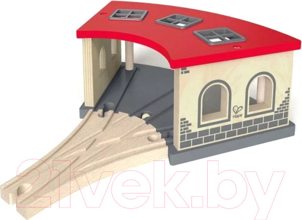 Изображение товара Элемент железной дороги Hape Депо для 3 локомотивов / E3704_HP