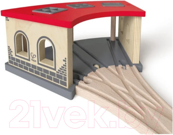 Изображение товара Элемент железной дороги Hape Депо для 3 локомотивов / E3704_HP