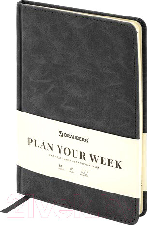 Изображение товара Еженедельник Brauberg Status / 113370 (черный)