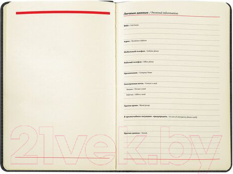 Изображение товара Еженедельник Brauberg Status / 113370 (черный)