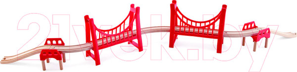 Изображение товара Элемент железной дороги Hape Двойной подвесной мост / E3710_HP