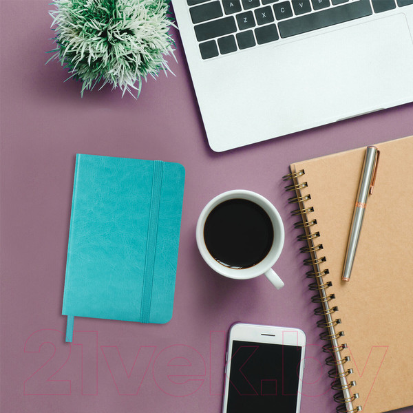 Изображение товара Ежедневник Brauberg Metropolis Ultra / 113298 (бирюзовый)