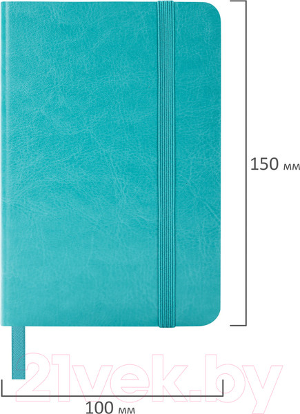 Изображение товара Ежедневник Brauberg Metropolis Ultra / 113298 (бирюзовый)