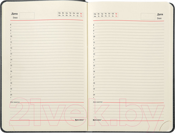 Изображение товара Ежедневник Brauberg Status / 113361 (черный)