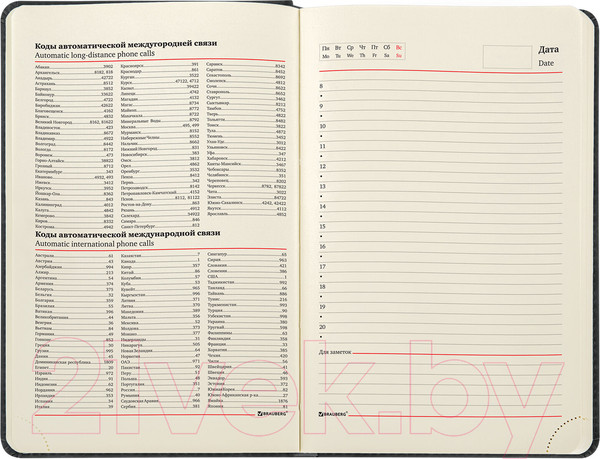 Изображение товара Ежедневник Brauberg Status / 113361 (черный)