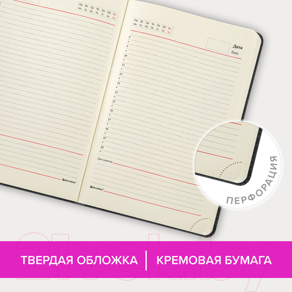 Изображение товара Ежедневник Brauberg Status / 113361 (черный)