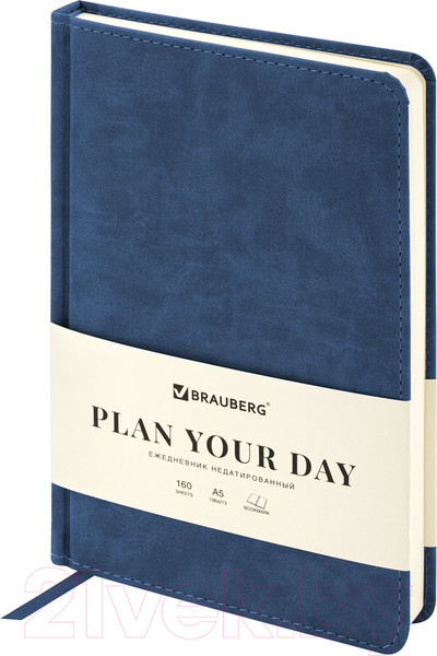 Изображение товара Ежедневник Brauberg Status / 113362 (темно-синий)