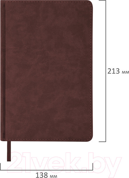 Изображение товара Ежедневник Brauberg Status / 113363 (коричневый)