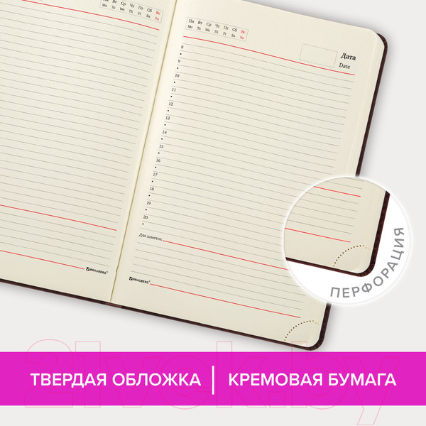 Изображение товара Ежедневник Brauberg Status / 113363 (коричневый)