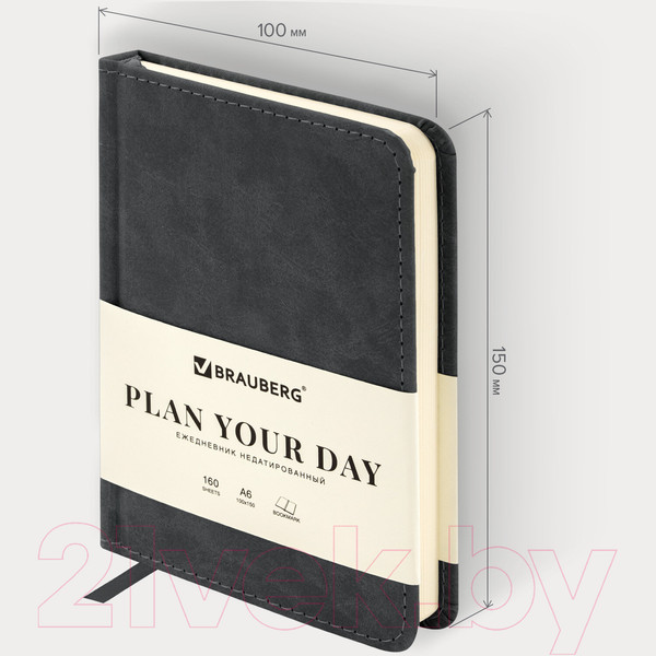 Изображение товара Ежедневник Brauberg Status / 113366 (черный)