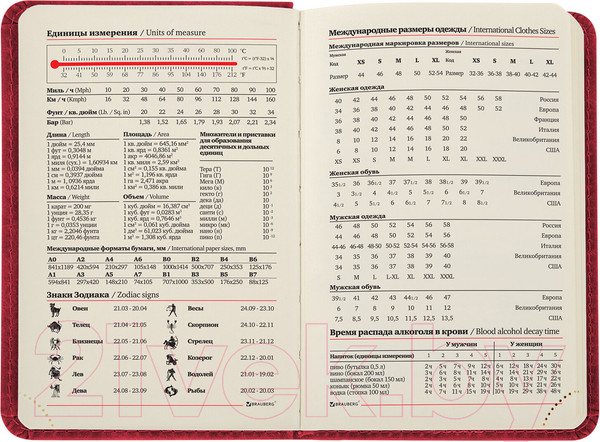 Изображение товара Ежедневник Brauberg Status / 113367 (красный)