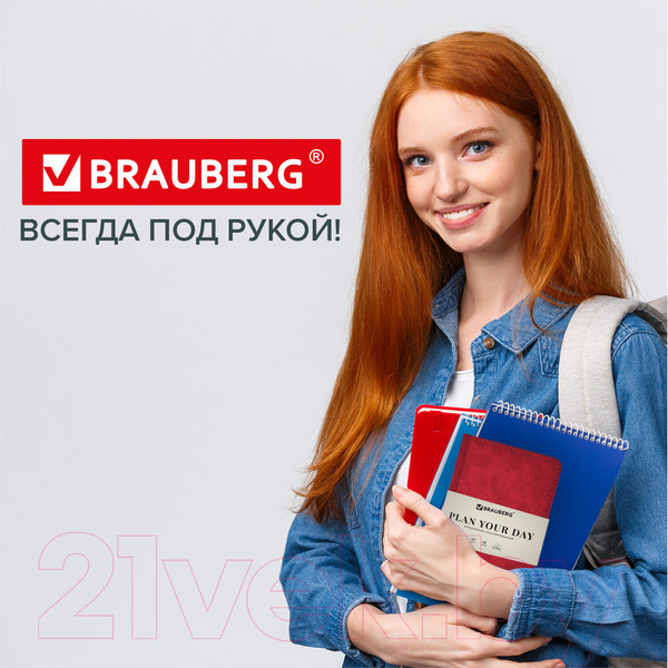 Изображение товара Ежедневник Brauberg Status / 113367 (красный)
