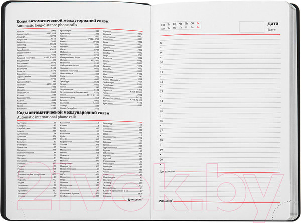 Изображение товара Ежедневник Brauberg Metallic / 113377 (серебряный)