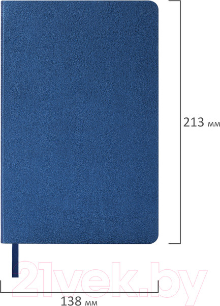 Изображение товара Ежедневник Brauberg Metallic / 113376 (синий)