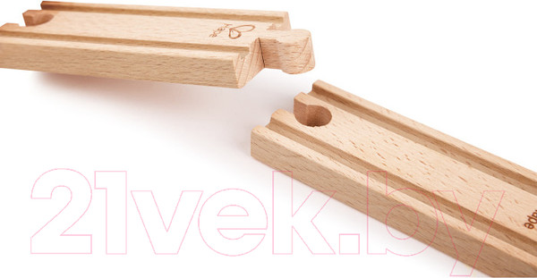 Изображение товара Элемент железной дороги Hape Прямые короткие рельсы / E3778_HP