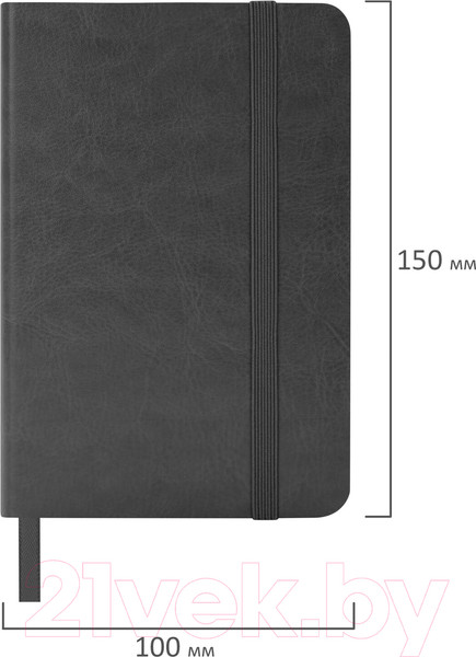 Изображение товара Ежедневник Brauberg Metropolis Ultra / 113300 (черный)