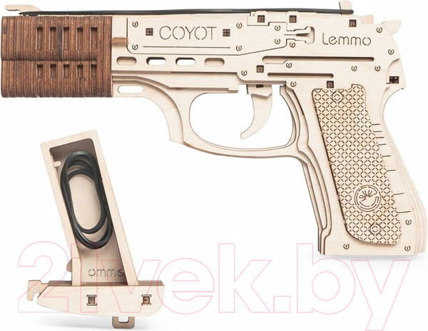 Изображение товара Пистолет игрушечный Lemmo Пистолет-резинкострел Койот / 01-92