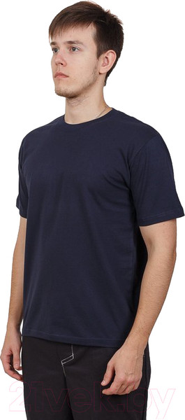 Изображение товара Футболка Premier Textile Х/б 160гр (4XL, темно-синий)