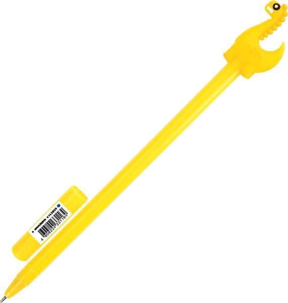 Изображение товара Ручка шариковая Юнландия Динозаврик / 143809 (ассорти, 0.7мм синий)