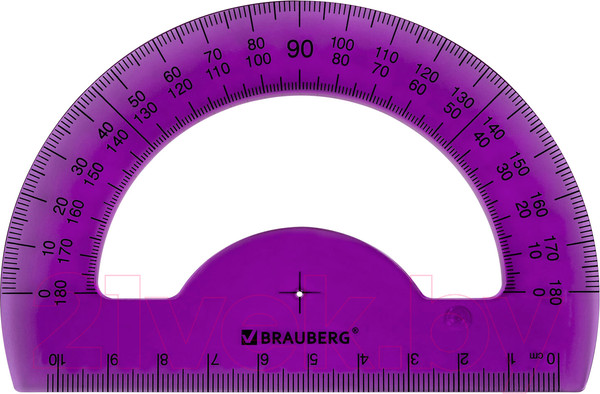 Изображение товара Транспортир Brauberg Fruity / 210768 (в ассортименте)