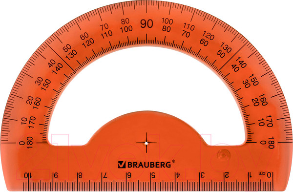 Изображение товара Транспортир Brauberg Fruity / 210768 (в ассортименте)